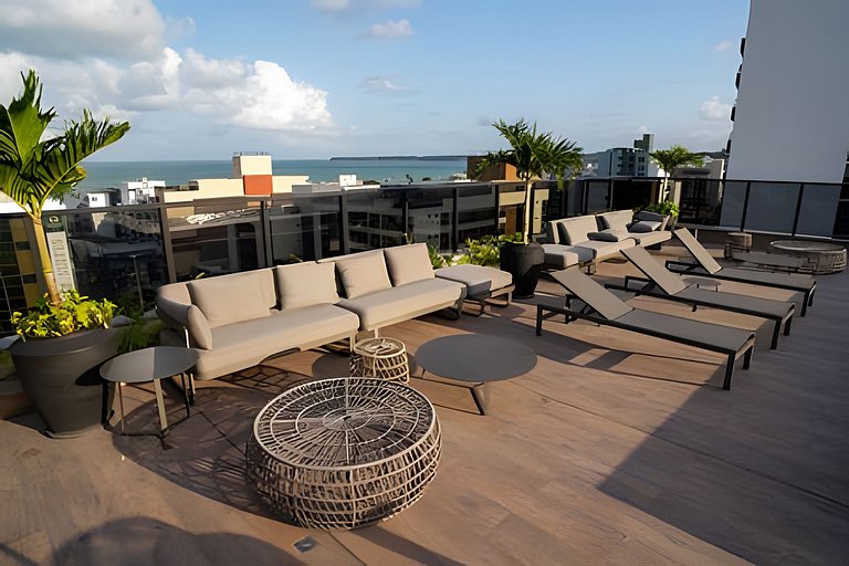 Flat Completo em Tambaú - A Passos da Praia