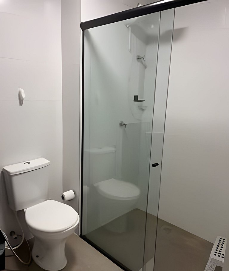 Flat elegante perto da praia