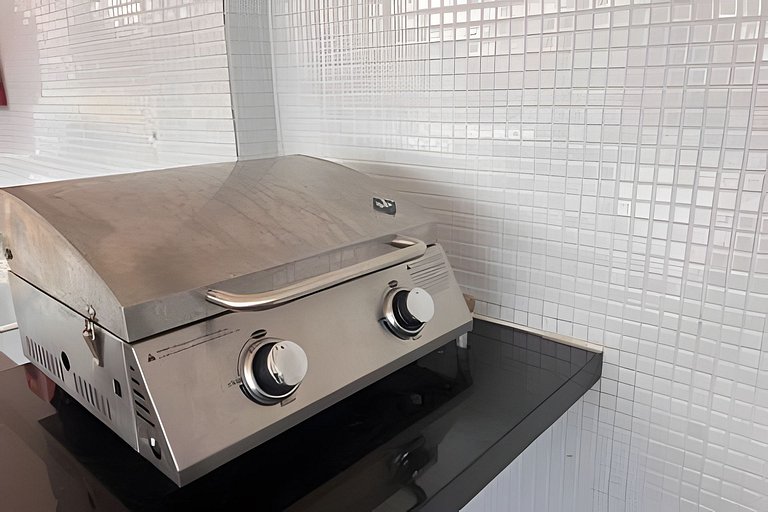 Flat elegante perto da praia