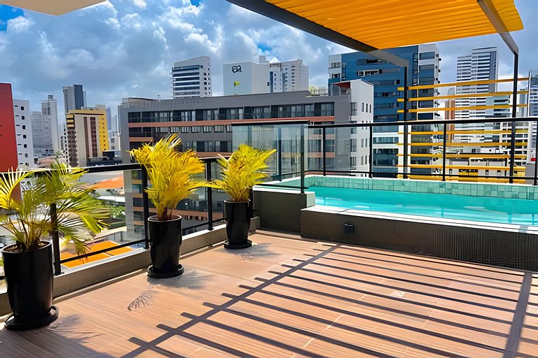 Apartamento familiar pertinho da praia Manaira
