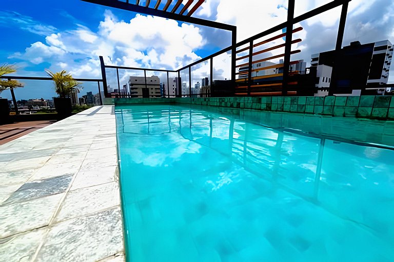 Apartamento familiar pertinho da praia Manaira