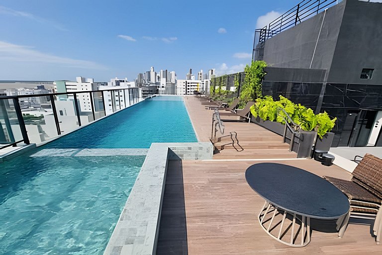 Ap Completo Com Vista Mar - Tambaú - Piscina