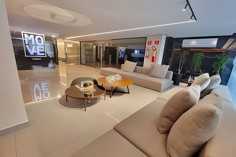 Flat a Passos da Orla de Tambaú - com Piscina