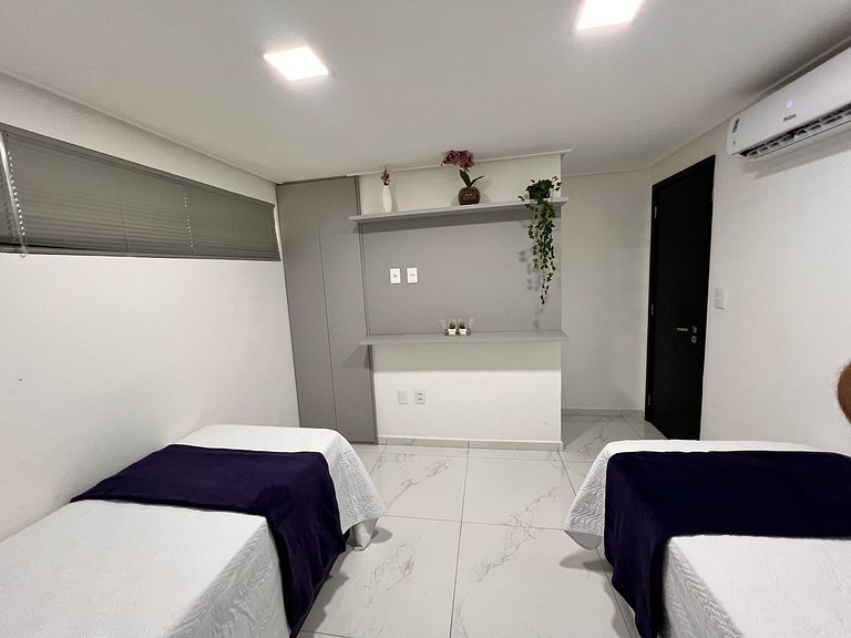 Apartamento familiar pertinho da praia: viva os dias de sol
