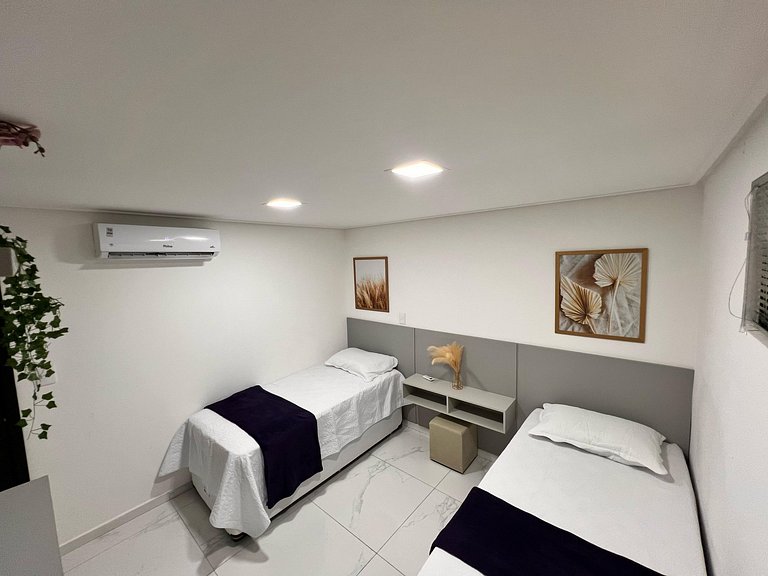 Conforto e estilo em área nobre