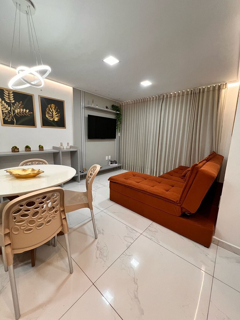 Apartamento familiar pertinho da praia: viva os dias de sol