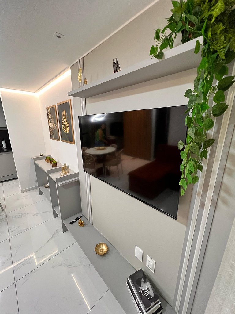 Apartamento familiar pertinho da praia: viva os dias de sol