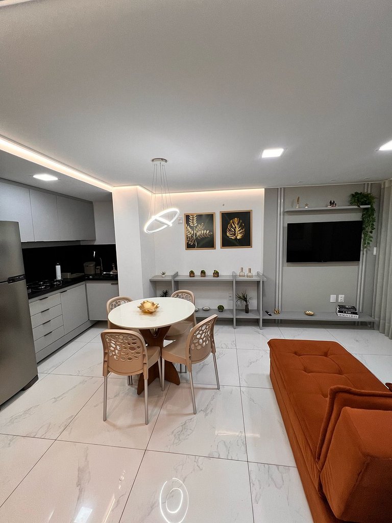 Apartamento familiar pertinho da praia: viva os dias de sol