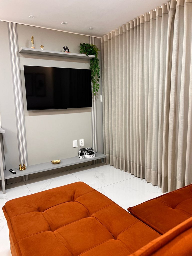 Apartamento familiar pertinho da praia: viva os dias de sol