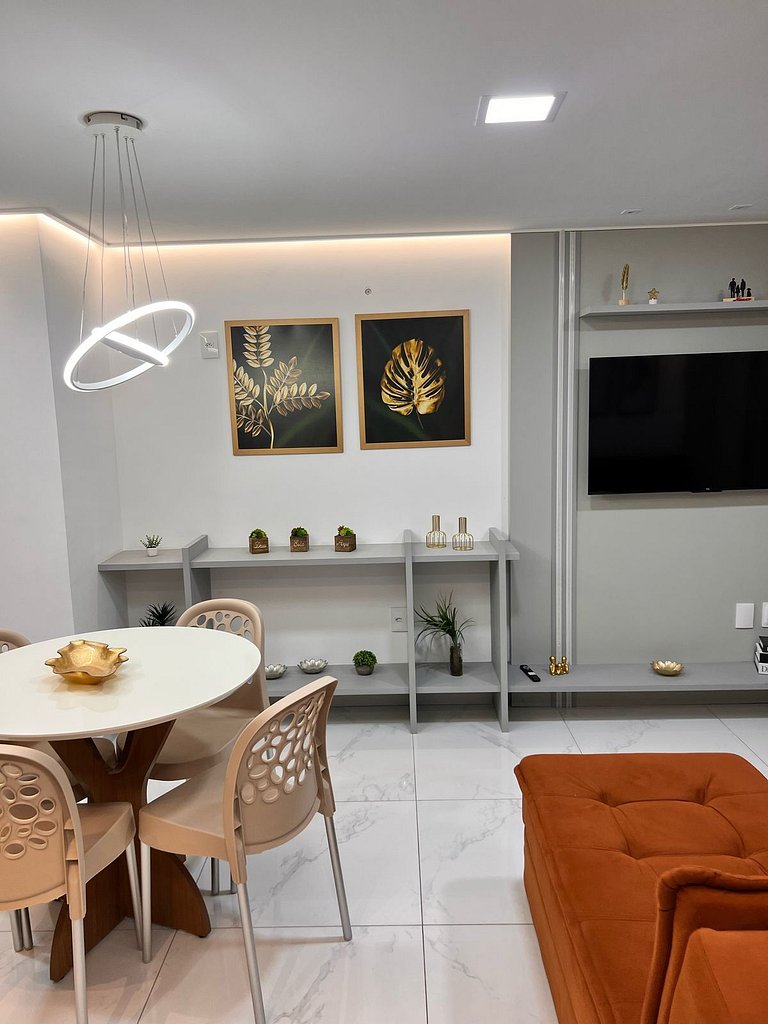Apartamento familiar pertinho da praia: viva os dias de sol
