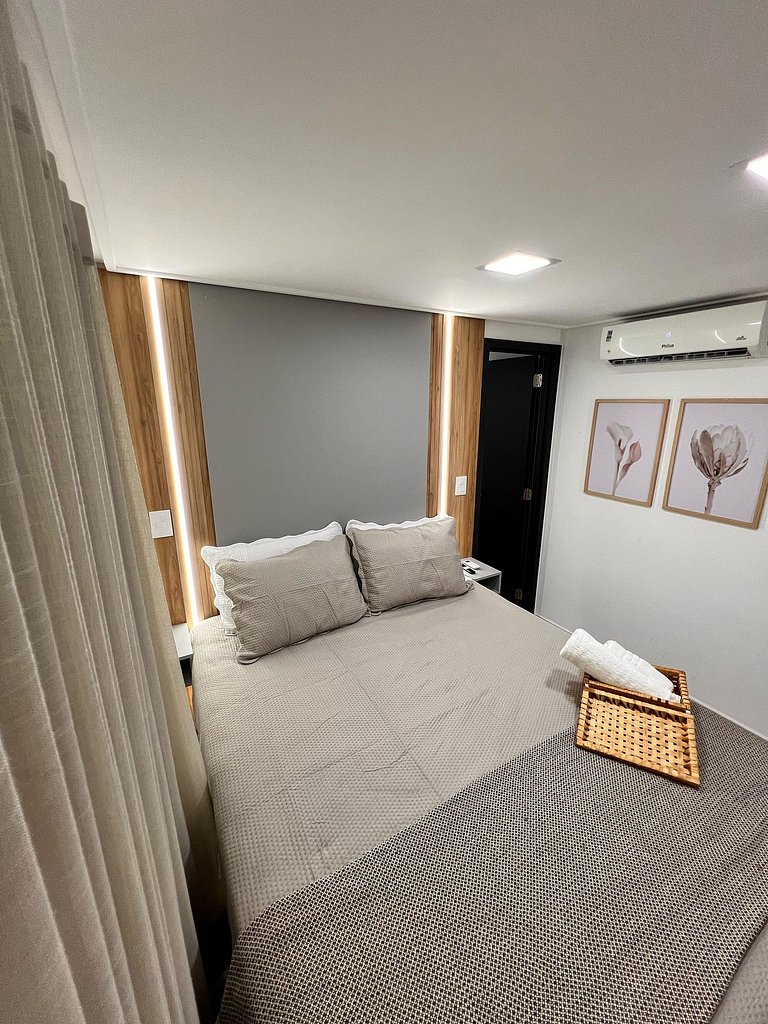 Apartamento familiar pertinho da praia: viva os dias de sol
