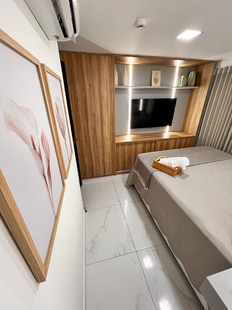 Apartamento familiar pertinho da praia: viva os dias de sol