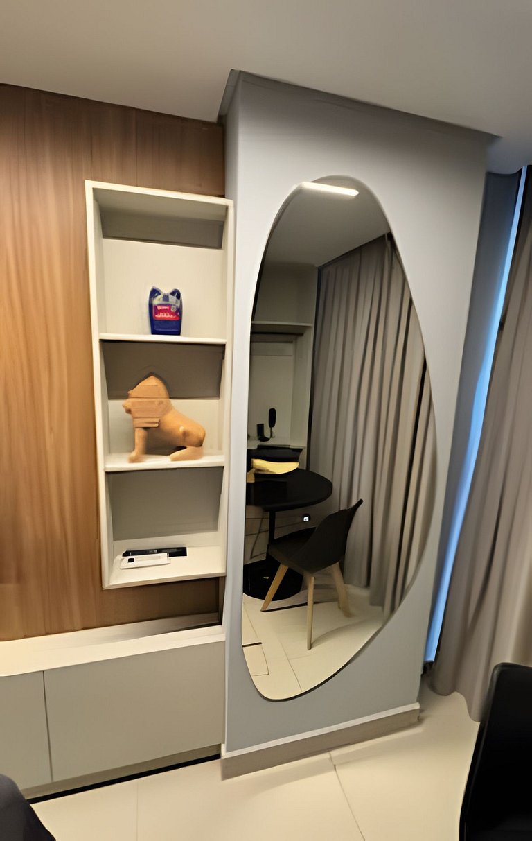 Flat charmoso no ponto nobre da cidade