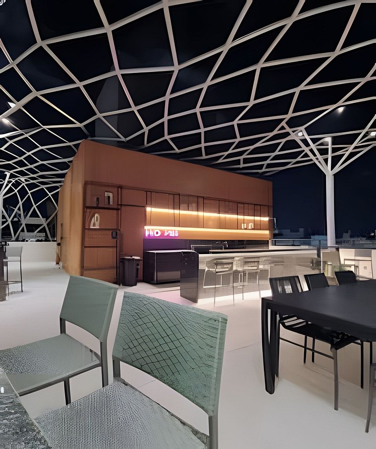 Flat Com Vista Incrível com Piscina - Pé na Areia