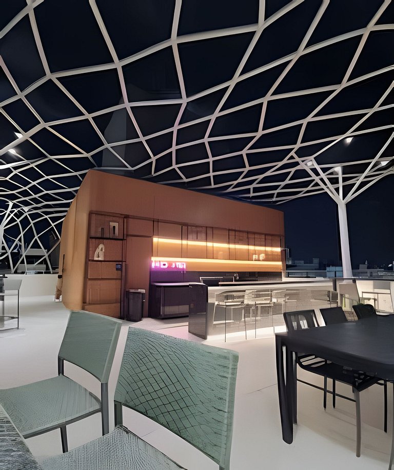 Flat Com Vista Incrível com Piscina - Pé na Areia