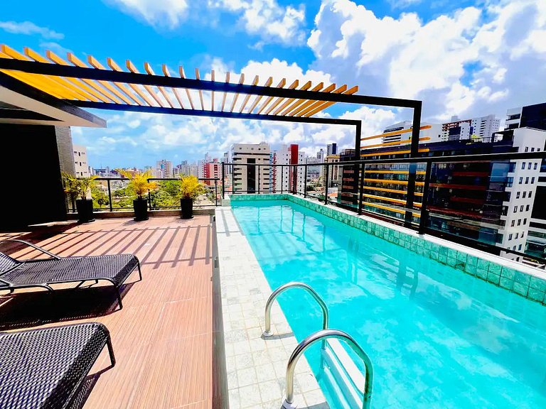 Flat em Manaíra Completo - Próximo a Praia