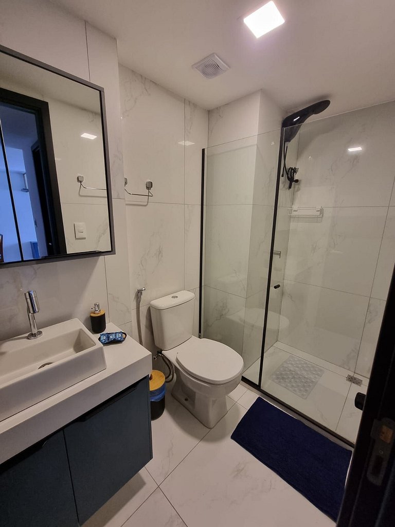 Flat elegante em área nobre e central em Tambau