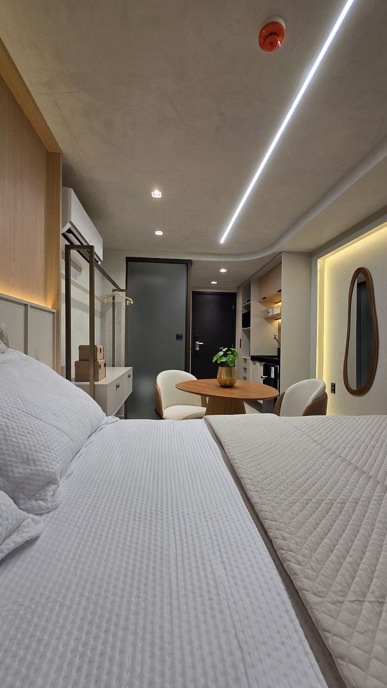 Flat Pé na Areia - Jardim Oceania