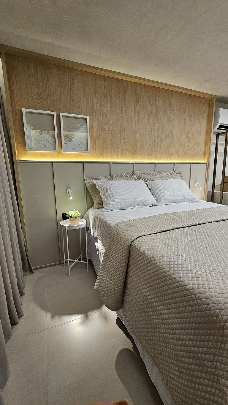 Flat Pé na Areia - Jardim Oceania