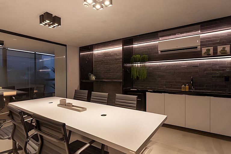 Flat Pé na Areia com Piscina - Jardim Oceania