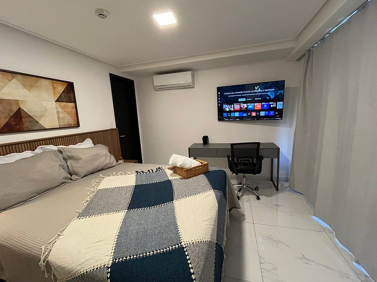 Flat elegante em área nobre e central em Tambau