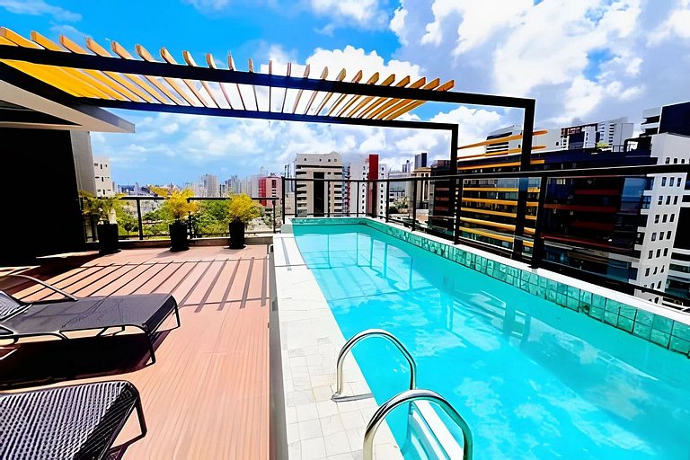 Flat Completo Manaíra - Conforto - Próximo a Praia