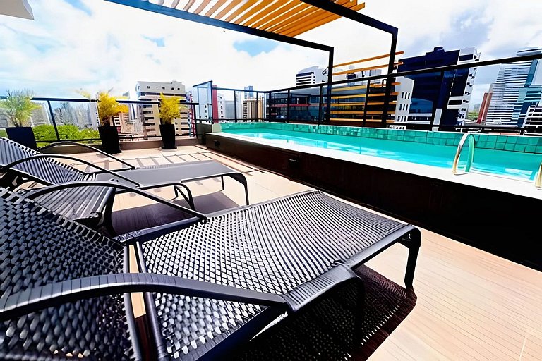 Flat Próximo da Praia em Manaíra - Completo