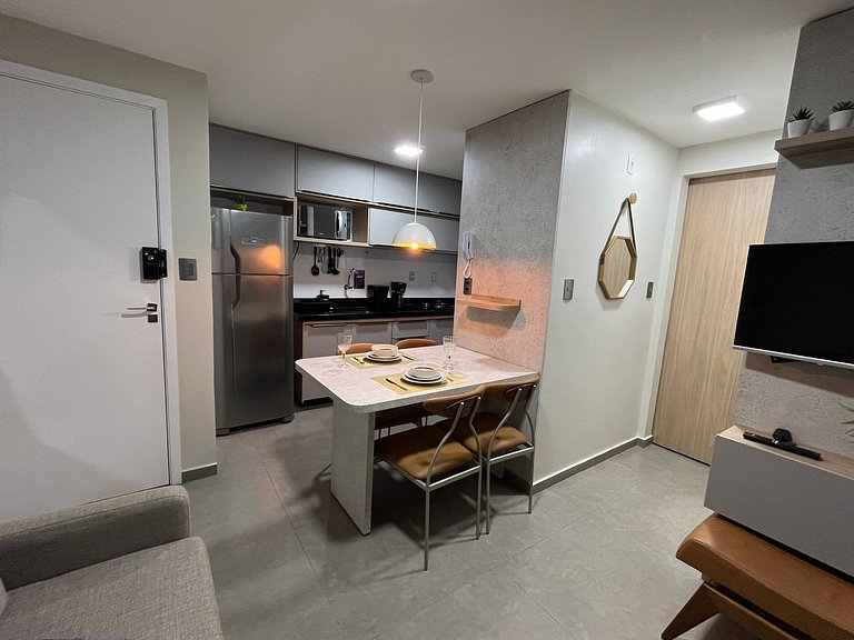 Flat premium em João Pessoa, localização top