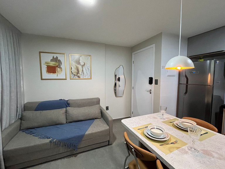 Flat premium em João Pessoa, localização top