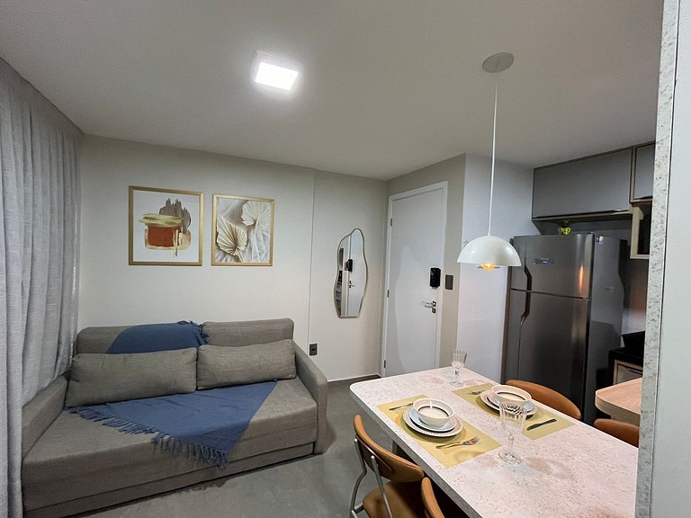 Manaíra Flat - Completo - Próximo a Praia