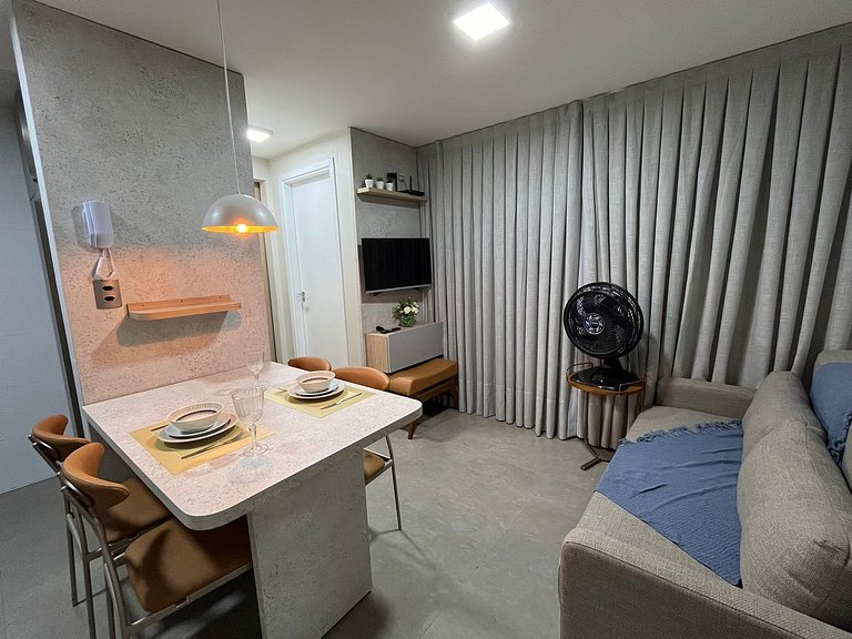 Flat premium em João Pessoa, localização top