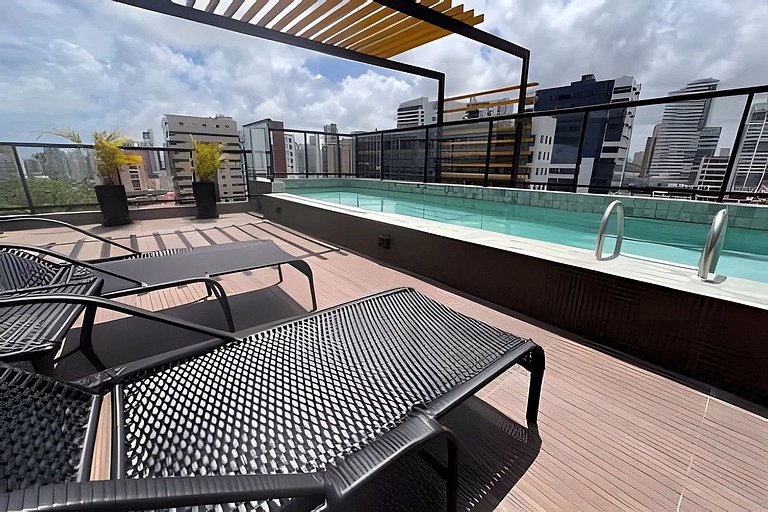 Flat premium em João Pessoa, localização top