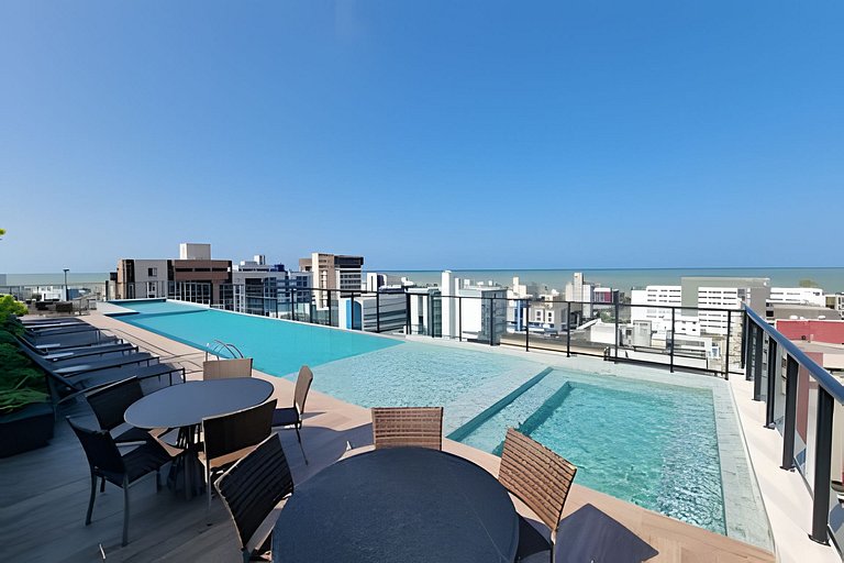 Flat em Tambaú Com Piscina - Próximo a Orla