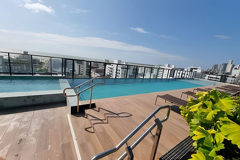 Flat Próximo da Orla de Tambaú com Piscina