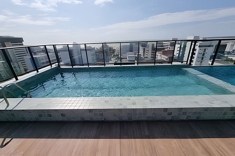 Flat Próximo da Orla de Tambaú com Piscina