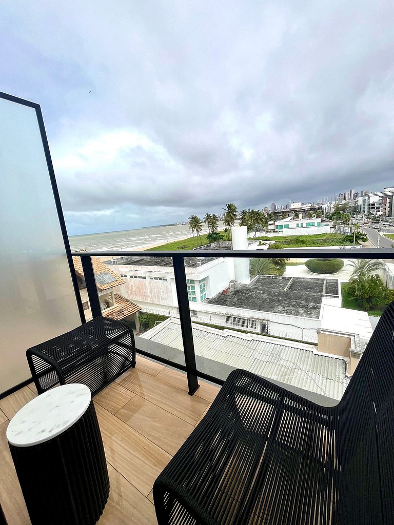 Pertinho da areia, cheio de conforto