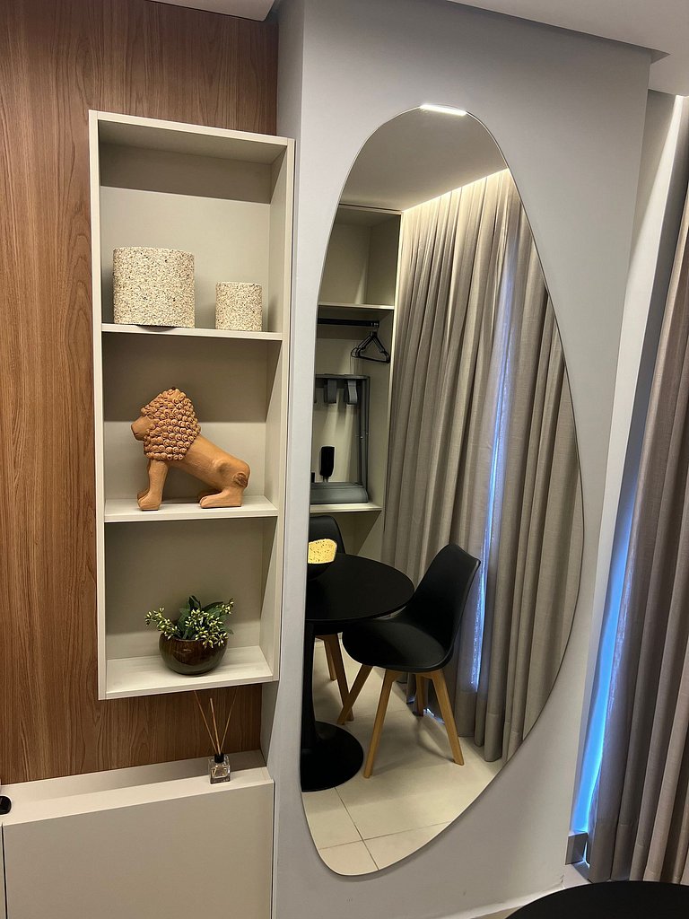 Flat charmoso no ponto nobre da cidade