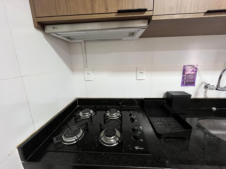 Flat elegante perto da praia