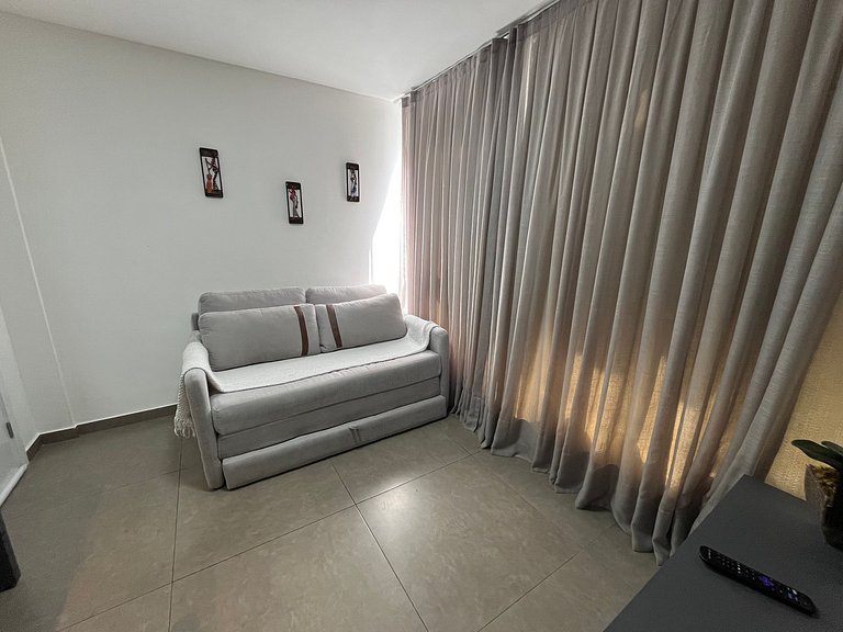 Flat elegante perto da praia