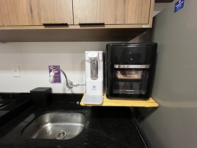 Flat elegante perto da praia