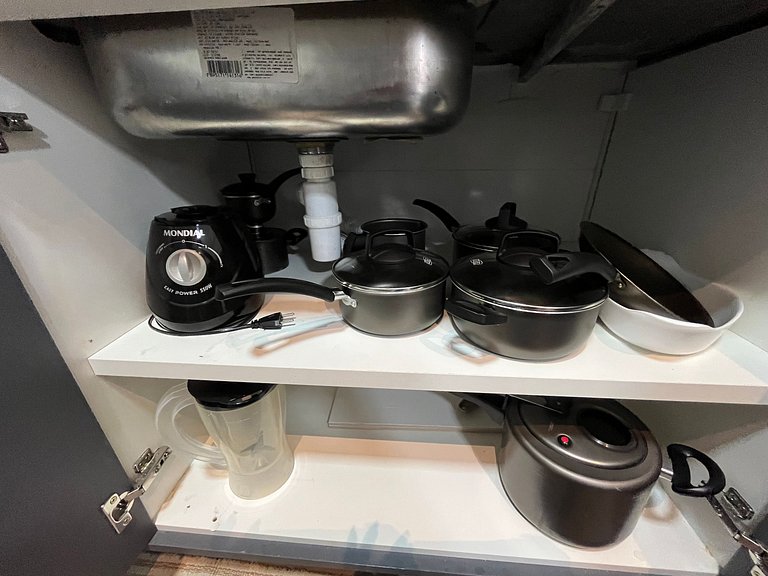 Flat elegante perto da praia