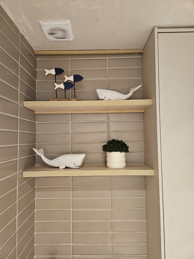 Flat à beira-mar com piscina