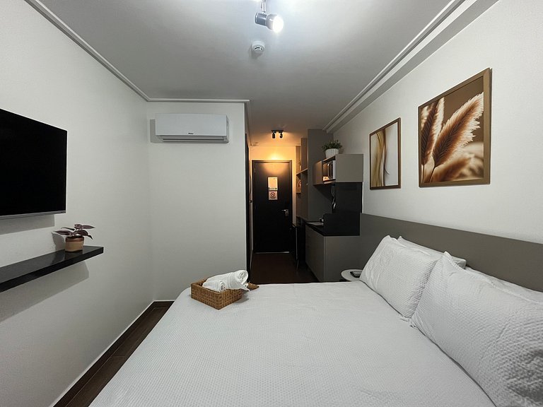 Flat Próximo da Praia - Completo com Piscina