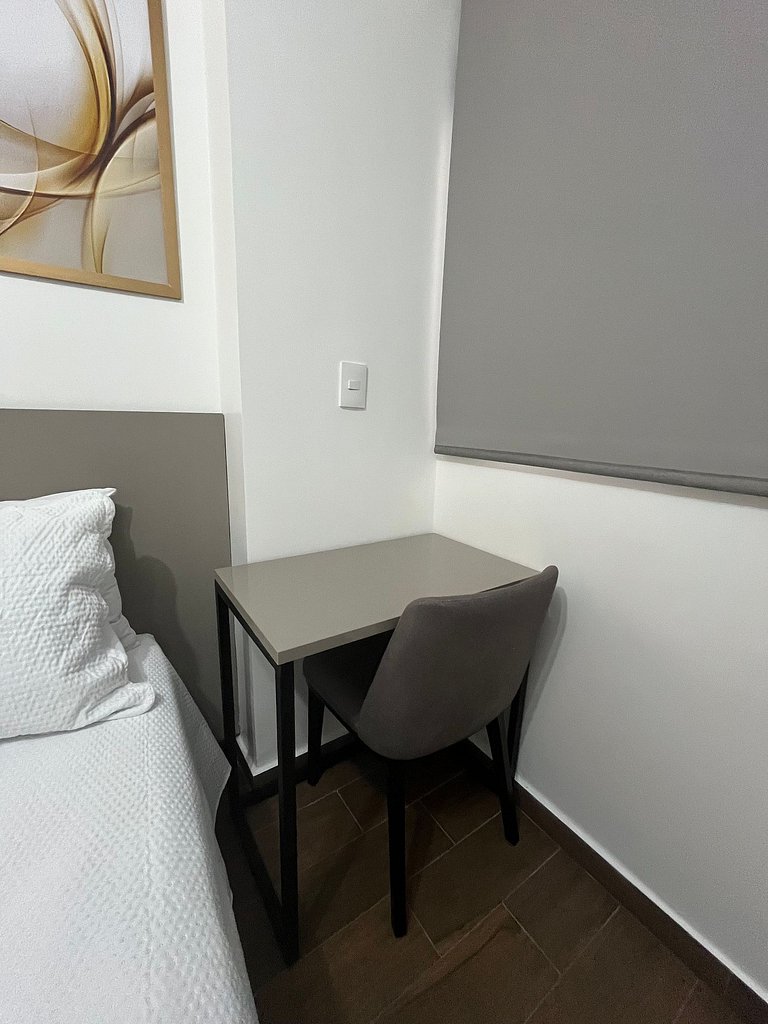 Flat Próximo da Praia - Completo com Piscina