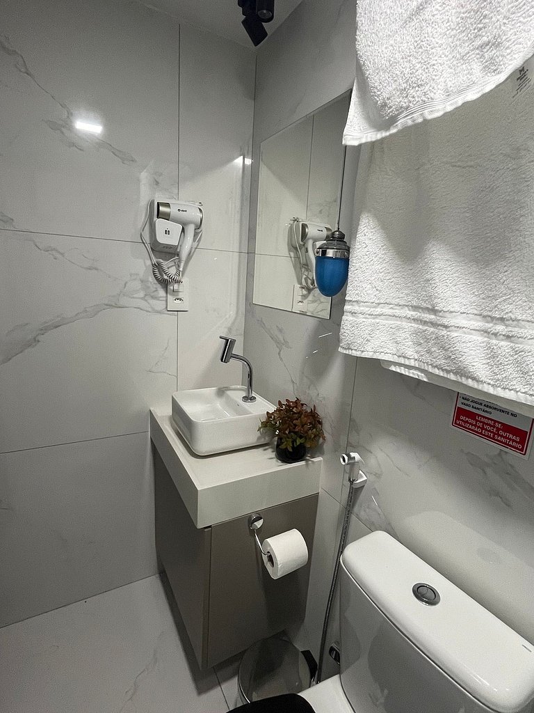 Flat Próximo da Praia - Completo com Piscina