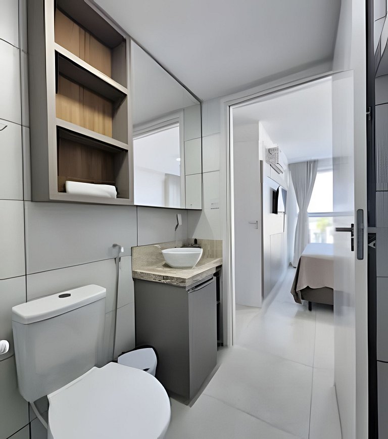 Ap C/ 2Q Beira-Mar + Varanda Vista Mar + Completo