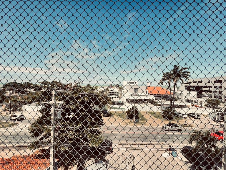 Refúgio Familiar -varanda e vista mar