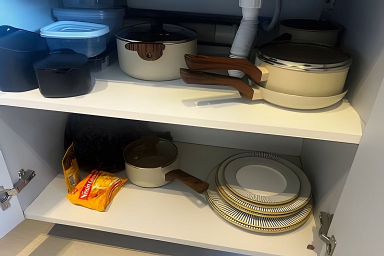 Flat Completo Vista Incrível Beira-mar - Moderno