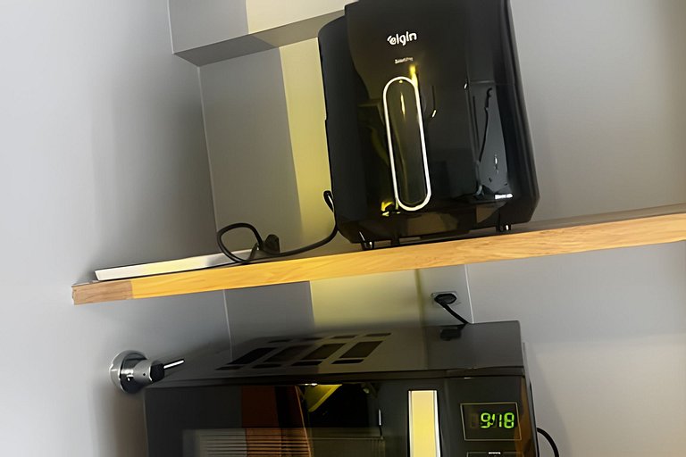 Flat Completo Vista Incrível Beira-mar - Moderno