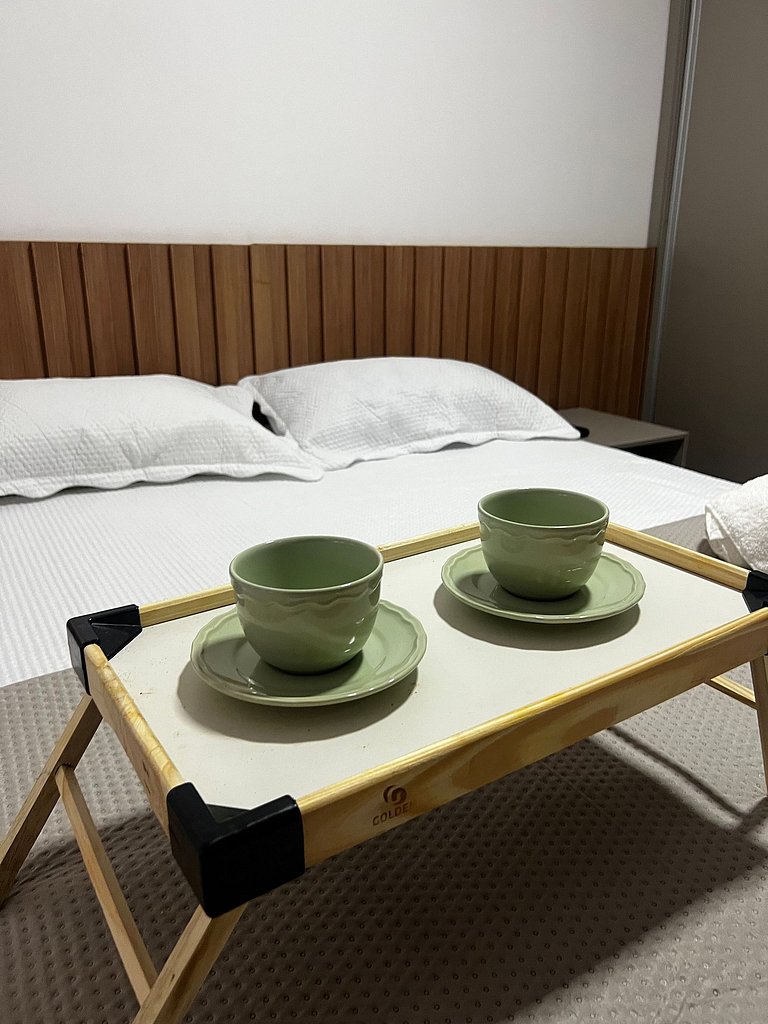 Flat em Cabo Branco a Passos da Praia - Completo